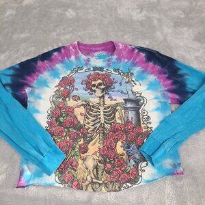 Vintage Rare Grateful Dead Skeleton and Roses 1995 Long Sleeve Shirt Size Medium